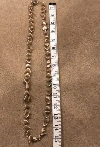 Handmade Hawaiian Style Brown White and Pink Shell Necklace