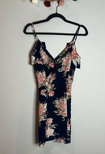 Joie Gossip Girl Blair Waldorf  blue silk floral dress