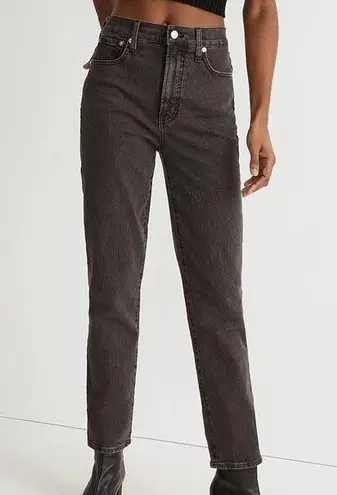 Madewell The Perfect Vintage Jean in Lunar Wash 29 Black Denim High Rise 90s