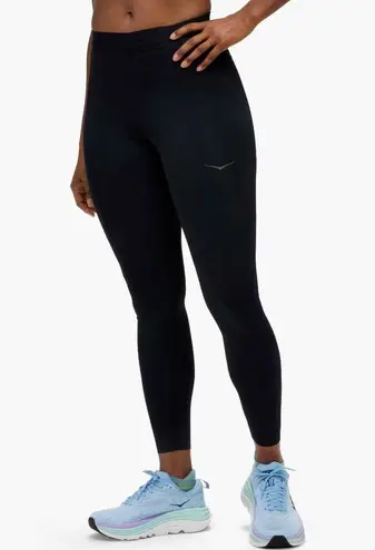 Hoka One One Novafly Run Tight 25'' Leggings Black Size Small S EUC