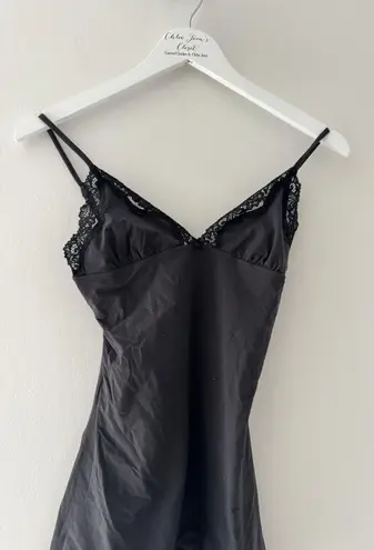 SKIMS Black Fits Everyone Lace Triangle Onesie