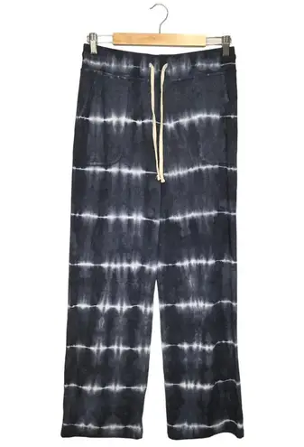 Sundry New  Tie Dye Straight Leg Lounge Pockets Sweatpants Blue 2