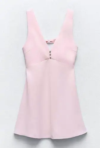 ZARA Pink Midi Dress