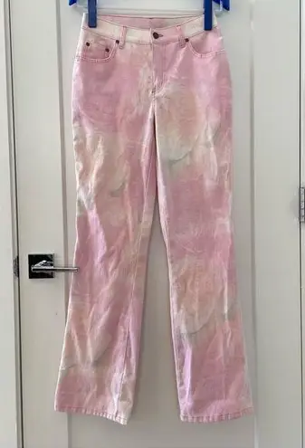 Newport News Vintage Jeanology Jeans Artsy Ombre Multicolor Vintage Y2K Size 6