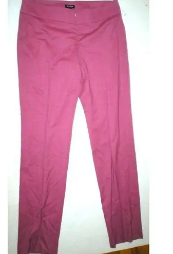 $565 Womens Worth New York Dark Pink Pants Heather Gray Slacks Work 2 NWT Tall