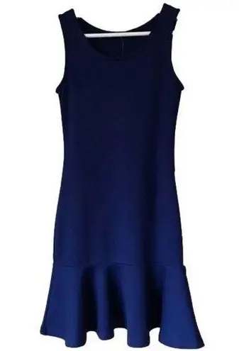 Foreign Exchange fitted ruffle bottom bodycon tank dress size small