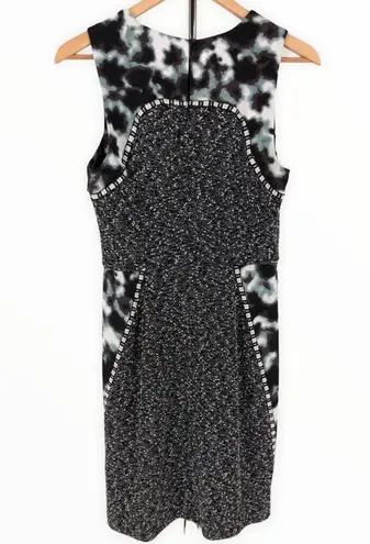 Rachel Roy Tweed Cloud Sleeveless Bodycon Cocktail Sheath Dress size 10