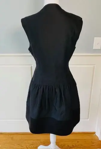 Raoul Black Silk Structured Silk V