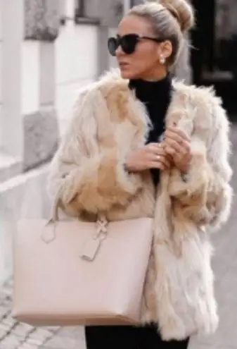 See U Soon Ser U Soon Wool Beige Coat Sz Medium