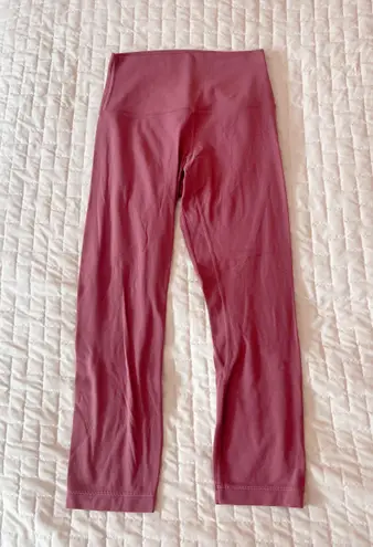 Lululemon Align High-Rise Crop 23" Mulled Wine Leggings Size 4