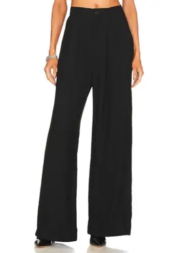 NONchalant Label Fabi Wide Leg Pant in Black Black Size XL