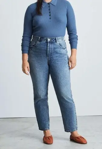 Everlane  The Curvy 90's Cheeky Organic Cotton Straight Jean