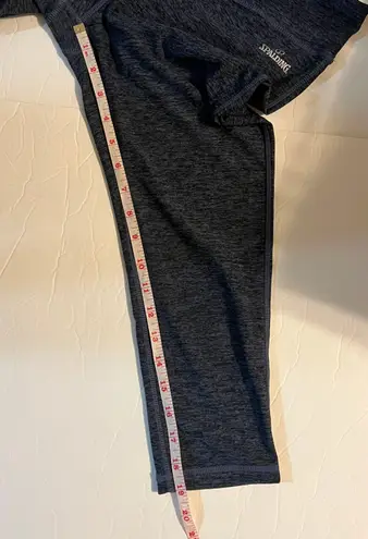 Spalding Womens Athletic Blue Capri Leggings Speed Dri Size Small