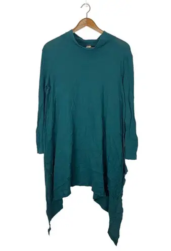 Free People  We The Free Wonder Woman Green Waffle Knit Boho Top