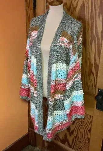 Bibi oversized Beachy striped cardigan Size L