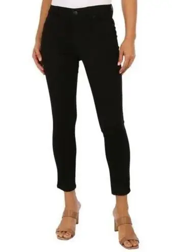 D. Jeans Womens High Rise Solid Black Wash Classic Skinny Jeans - Sz 4