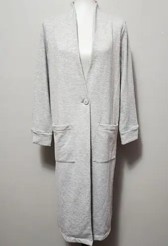 Pacific&Co Gabriella Union NY& Gray Terrycloth Duster Cardigan Size Small