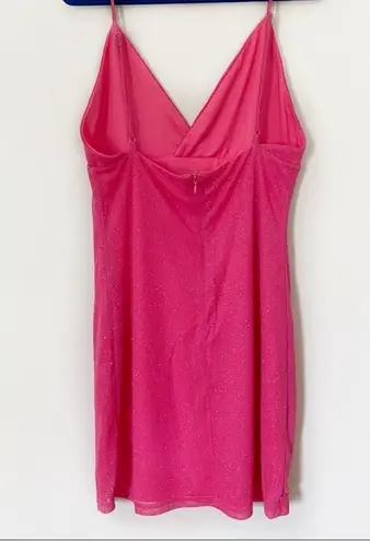 superdown Revolve  Sydney Sparkle Mini Dress in Pink sz small