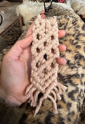 Handmade Macramé Keychain
