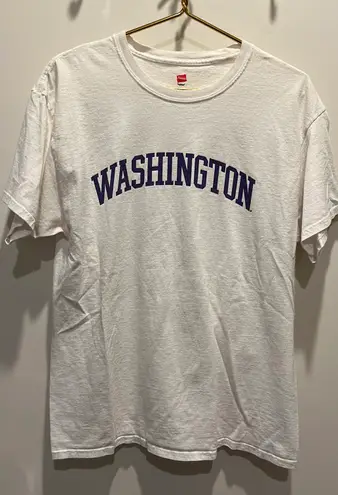 Hanes UW Washington Tshirt -large 