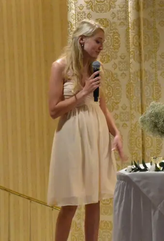 Alfred Angelo strapless sweetheart neckline Bridesmaid dress in color Champagne