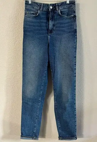 New Look  Lift & Shape High Rise Mom Denim Jeans Medium Wash size 6 TALL