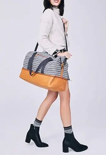 DSW Stripe weekender bag by