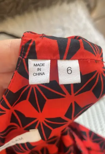 Derek Lam 10 Crosby Sleeveless Printed Godet Dress