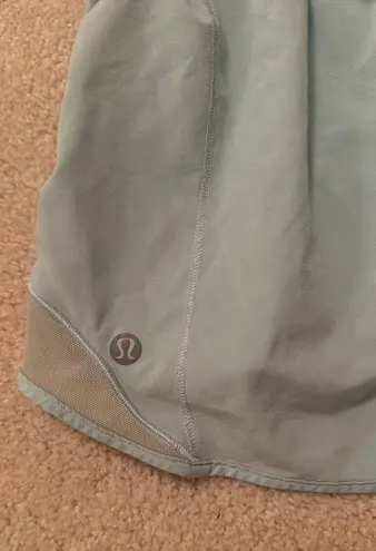 Lululemon Hotty Hot Shorts 4” Light Blue!