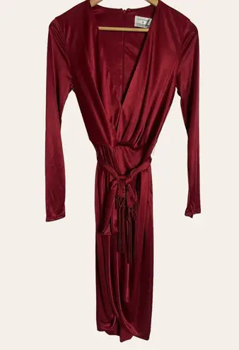 Altuzarra for Target Red Tassel Tie Waist V
