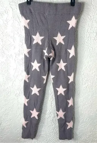 HoneyDew | Chenille Plush Gray Pink Stars Pajama Lounge Pants NWT Size M Size M