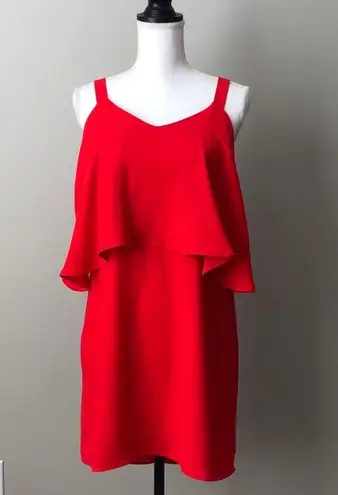 Collective Concepts | Red Ruffle Tiered Dress