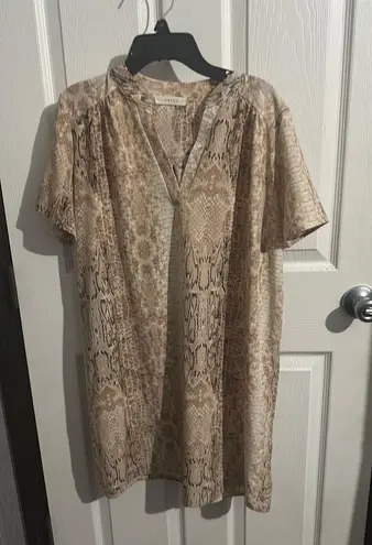 Entro Snakeskin Dress