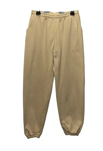 Samaria Leah Nicki Sweats Jogger Pants Oat Denim Lace