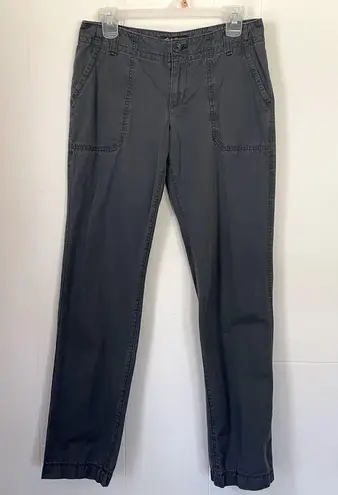 Eddie Bauer  Blue Twill Chino Pants ~ 100% Cotton ~ Outdoor Wear ~ Women’s Size 4