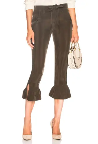 Calvin Rucker What I Like Olive Crop Flare Pants