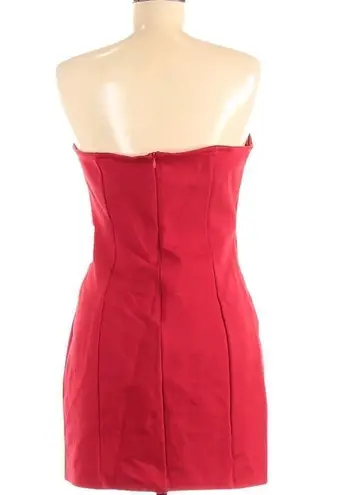 by the way. Red Strapless Dres Size M