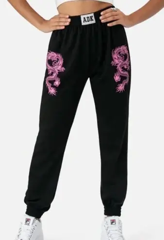 Edikted Adika Black Dragon Sweatpants