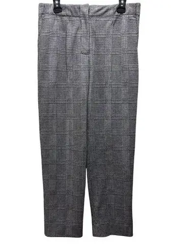 Jason Wu Collective Womens Plaid Trousers Size 12 Black & White
