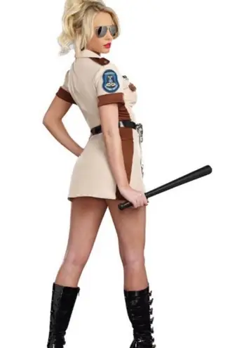 Don’t Stop Cop Halloween Party Costume Tan Size M