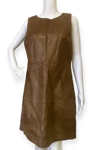 Badgley Mischka Leather  Knee-Length Dress