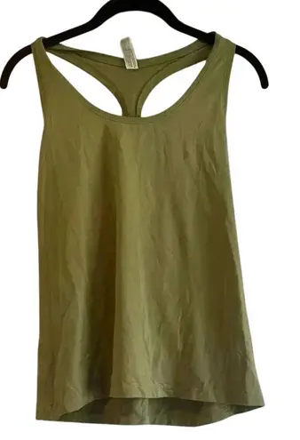 All In Motion Olive Green Athletic Tank Top with Racerback Workout Yoga Running Exercise B14