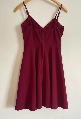 Jun & Ivy  Maroon Dress Size Small​​​​​​​​​​