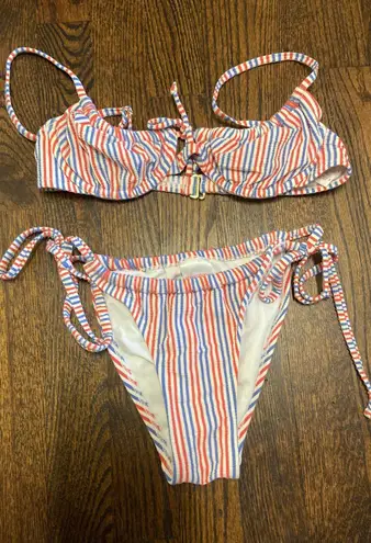 Target Orange and Blue Bikini Set