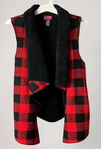 Say What? Say What? Red and Black Checkered Vest