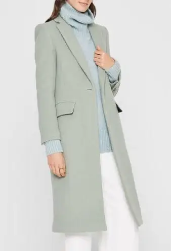 Club Monaco Slim Tailored Coat in Sage, Size XL NEW w/Tag $479