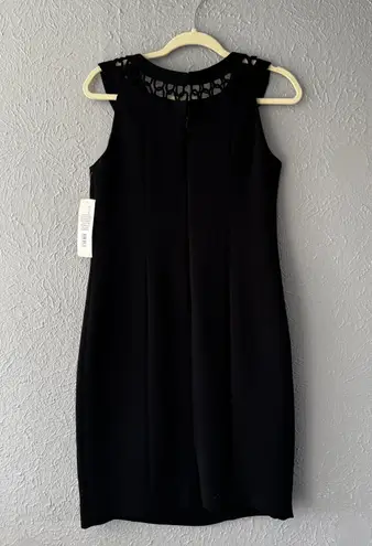 Evan Picone Black Dress, 8P, New with Tags, Fitted Petite Knee Length Dress, NWT