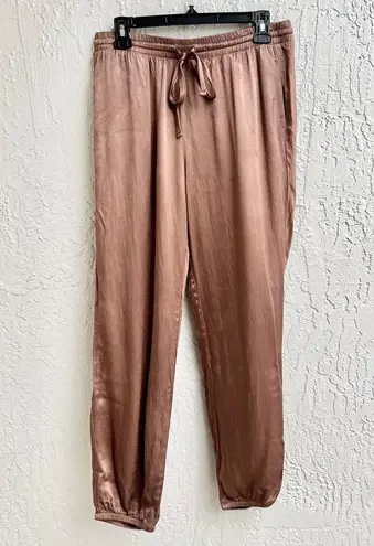 Nation Ltd Del Ray Pull On High Rise Dressed Up Lounge Pant Sahara Womens Size L