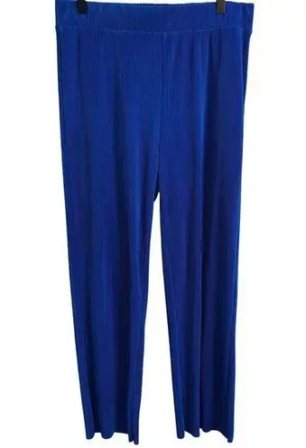 Cyrus Cobalt Blue Pleated Wide Leg Pants Size Medium