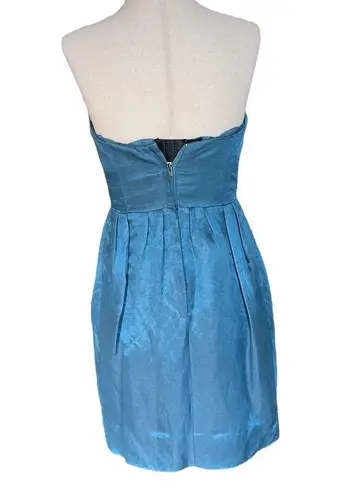 Jill Stuart Silk Strapless Dress